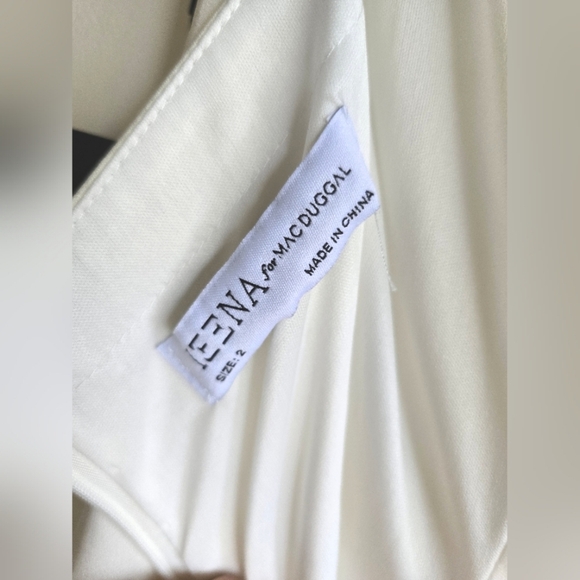 Ieena for Mac Duggal, Sweetheart Evening Gown w/Rhinestones, Ivory, Size 2, NWT! - Picture 10 of 12